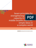 WHO Principles For Strenghting Research Capacity