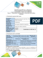 Guia de actividades y rúbrica de evaluación - Paso 3 - Desarrollar la Proyección y estructura del relleno sanitario 