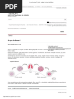 O Que é Câncer_ _ INCA - Instituto Nacional de Câncer