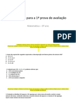 matemática 6º ano
