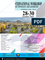 On Topology and Geometry: International Workshop