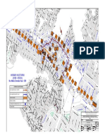 Desvío obras de saneamiento en 450 metros