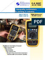 Fast, Accurate, Top-Quality Multimeters For Professionals Working in Industry