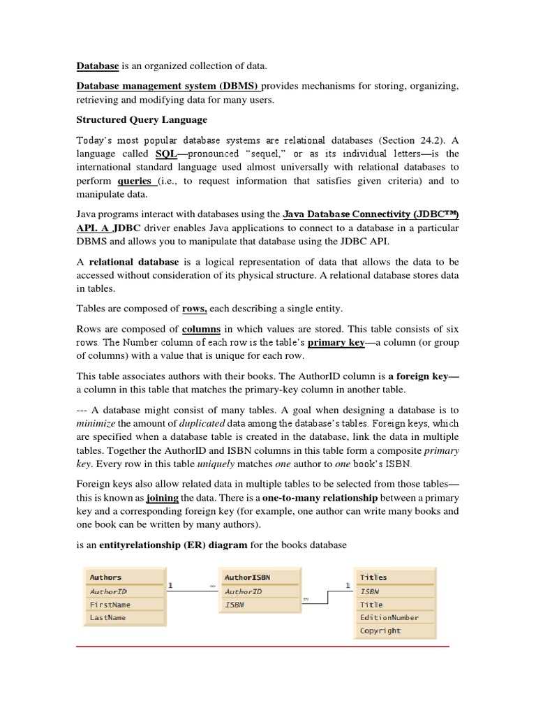 Database Is An Organized Collection of Data. Database Management System