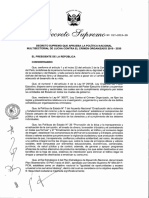 D.S. N 017-2019-In Decreto Supremo Que Aprueba La Política Nacional Multisectorial de Lucha Contra El Crimen Organizado 2019-2030