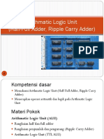 Arithmatic Logic Unit ALU