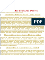 4 Microrrelatos de Marco Denevi