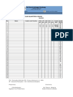 Club Quarterly Grade: Quarter