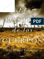 El Rastro de Los Cuerpos, José Miguel Tomasena - Adelanto