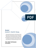 Modul 1 Geometri Analitik Ruang PDF