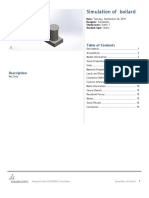 Simulation of bollard