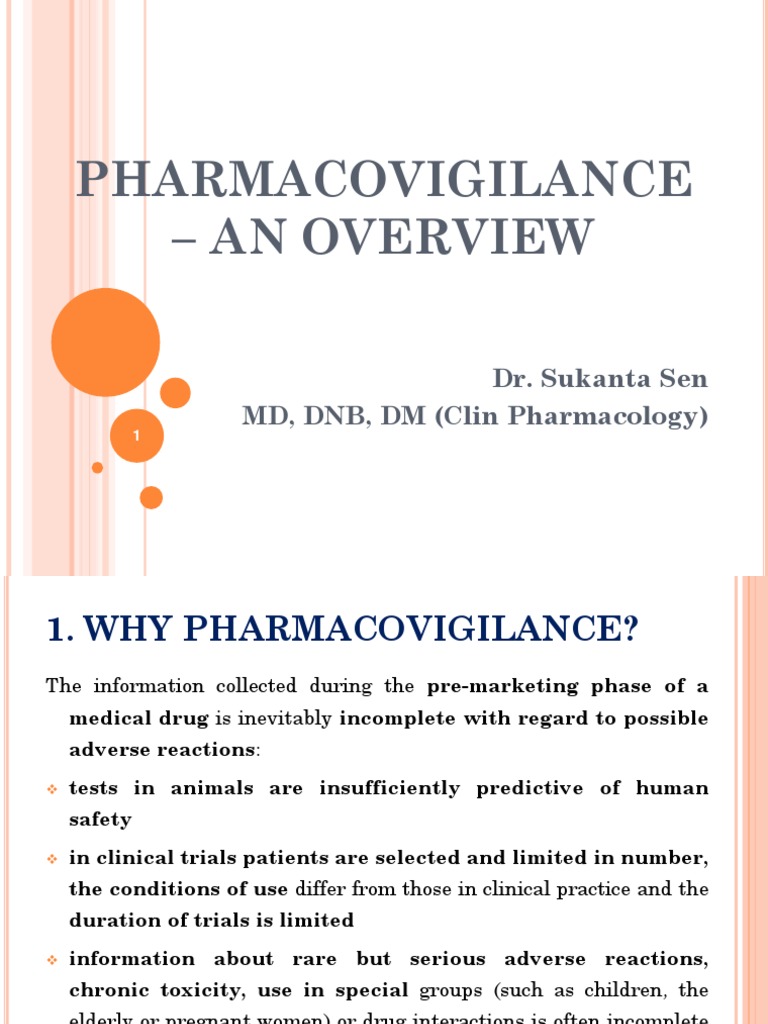 Pharmacovigilance Overview Guide | PDF | Pharmacovigilance | Adverse Effect