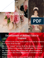 Development of Sonnet Form in England 2