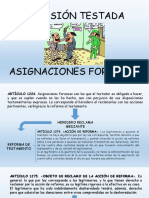 Asignaciones forzosas en el Código Civil