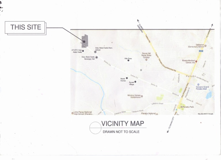 Davao Del Norte School Map | PDF