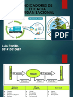 Indicadores de Eficacia Organizacional 201410010667 Luis Portillo