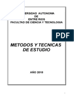 Cuadernillo Metodologia de Estudios 2018