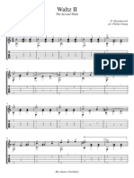 Shostakovich Waltz (Sky Guitar) TAB PDF