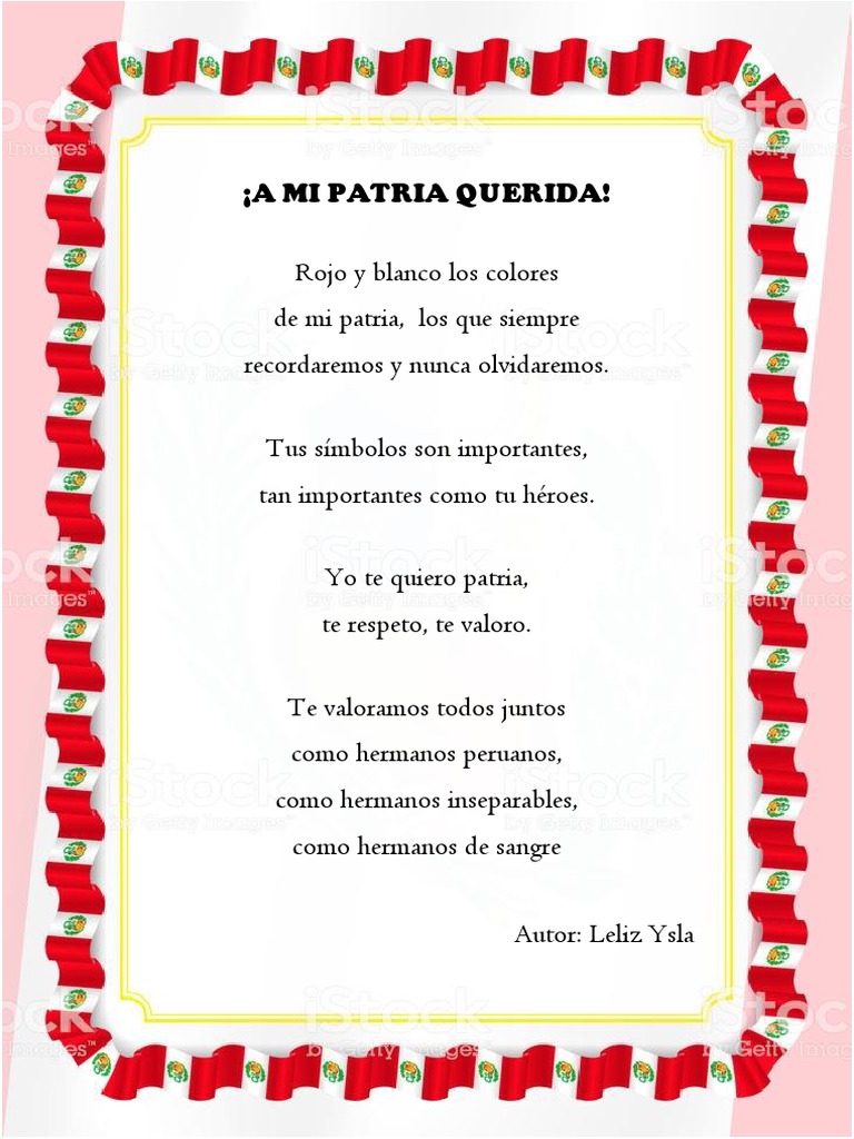 Poema a mi patria querida | PDF | Poesía
