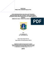 Proposal PTK Prakarya Kelas VII SMP
