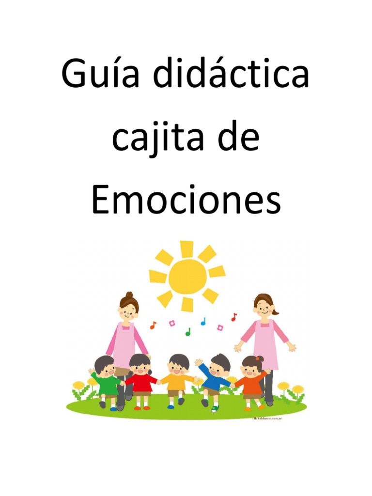 Cuadernillo de Emociones para Niños | PDF | Inteligencia emocional ...
