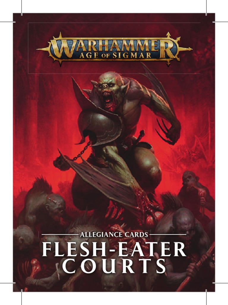The Scarlet Jury – Flesh-Eater Courts AOS Warhammer, Nuovo Sigillato, UK