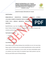 Form Information For Consent Benar PDF
