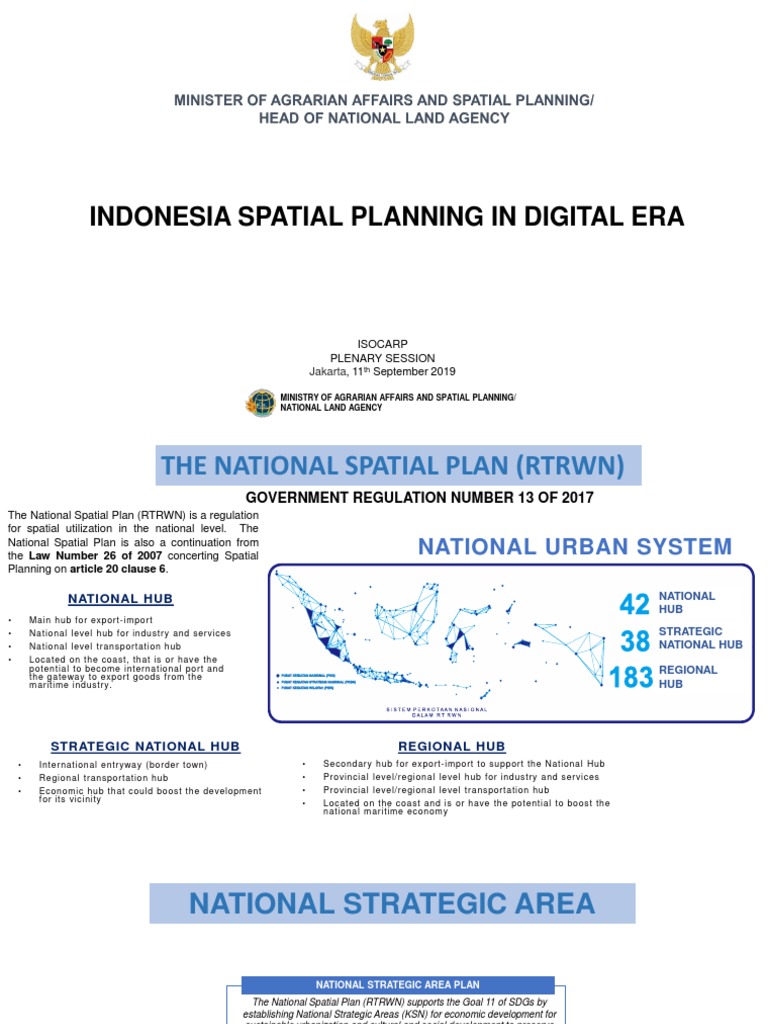 Indonesia's Digital Spatial Planning Guide | PDF | Spatial Analysis ...