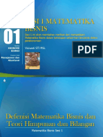 Matematika Bisnis Sesi 1 New