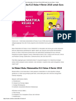 Buku Matematika K13 Kelas 4 Revisi 2018 PDF