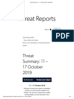 Threat Summary - 11 - 17 October 2019 - Silobreaker