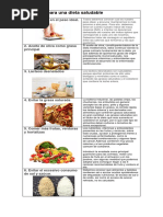 Decálogo para Una Dieta Saludable