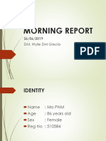 Morning Report: DM. Wylie DM Grecia