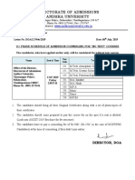 2nd Phase Schedule Admission Counseling 06072019