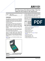 PIC18F2520 MCP3909 3 Phase Energy Meter Reference Design Meter Test