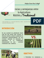 Semejanzas y Diferencias de La Agricultura Moderna y Tradicional