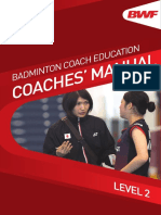 BWF Coach Manual Level 2 English