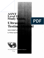 ASNT Level II Study Guide - Ultrasonic Testing Method PDF