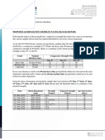 Paving Blocks Results Report.