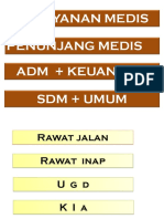 Pelayanan Medis Penunjang Medis Adm + Keuangan SDM + Umum