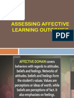 Assessing Affective Learning Outcomes