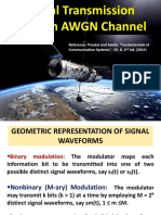 Digital Transmission Through AWGN Channel