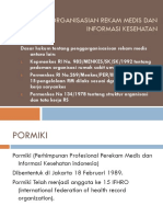 Pengorganisasian Rekam Medis Dan Informasi Kesehatan