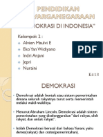 DEMOKRASI DI INDONESIA - Kel2