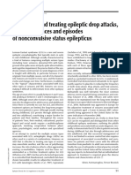 Diagnosing and Treating Epileptic Drop Attacks, Atypical Absences and Episodes of Nonconvulsive Status Epilepticus