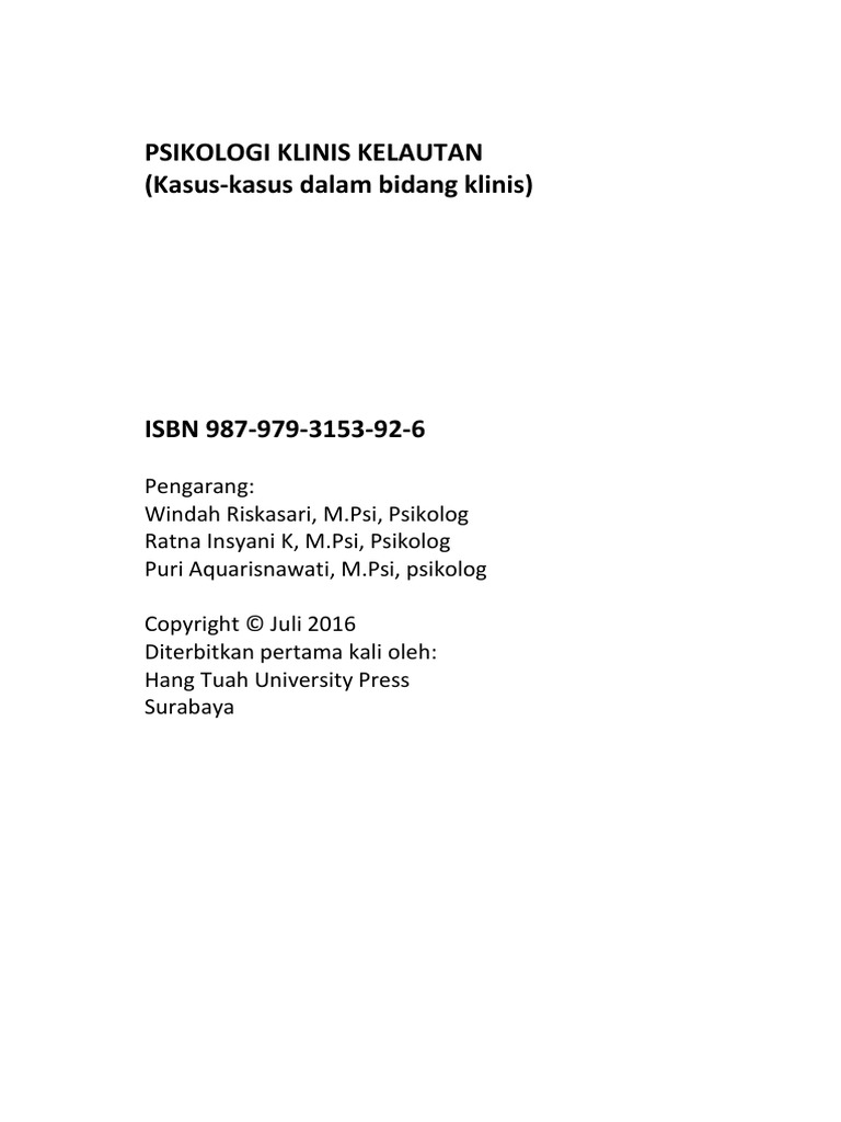 Buku Klinis Windah Baru Pdf