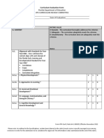 Curriculum Evaluation Form