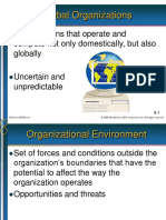 Global Organizations: Organizations That Operate and Compete Not Only Domestically, But Also Globally