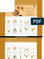 PHP and MySQL Project on Online Jwellery Store Screens