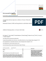 Environmental Research: Occupational Airborne Exposure in Relation To Chronic Obstructive